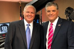 Don't Miss Me on Hannity Tonight at 9PM ET - The Rush Limbaugh Show