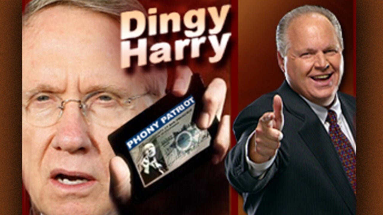 How Did You Come Up with the Dingy Harry Nickname, Rush? - The Rush Limbaugh Show