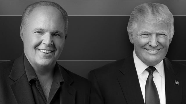 Image result for trump limbaugh images